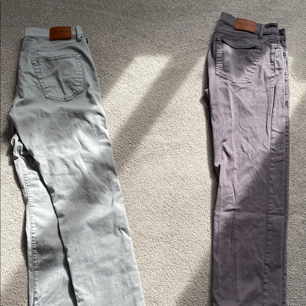 Lucky Brand Gray and Purple Chinos for Versatile Style